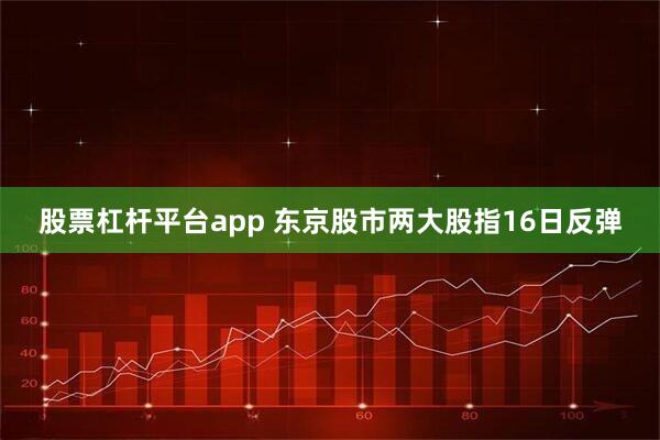 股票杠杆平台app 东京股市两大股指16日反弹
